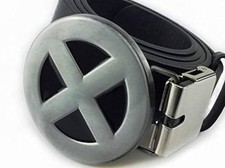 Marvel Comics X-Men Logo silver Metal Belt Buckle Men Clip Superhero picture