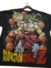 DRAGON BALL Z BROLLY ON A SHAKA HEAVYWEIGHT GARMET DYED T SHIRT