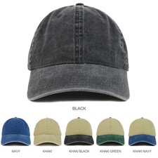 XXL Oversize Big Washed Cotton Pigment Dyed Unstructured Baseball Cap -FREE SHIP picture