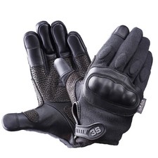 3S Tactical Leather Police Hard Knuckle With Kevlar® - Padded Glove - 3SG -T15 picture
