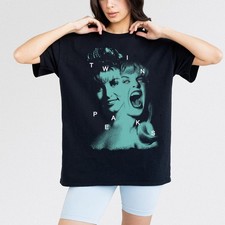 Laura Palmer Twin T-Shirt, Retro Peaks TV Show Grunge Graphic Tee picture
