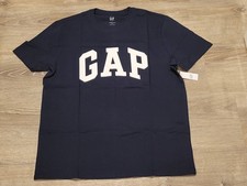 Men's Gap Large Navy Blue Crewneck Short Sleeve T-Shirt picture