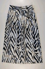 ROBERT LOUIS-NWT-Women's Multicolor Print Wide Leg Cropped Pants-Size S picture