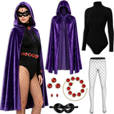 7Pcs Women'S Halloween Cosplay Costume Comic Con Costume Outfit Set picture