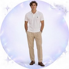 Polo Ralph Lauren White Black Pony Stretch Polo – Small picture