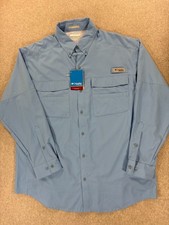 NWT Columbia Blood N Guts Superlight Breathable Shirt (Men's Large) Red picture