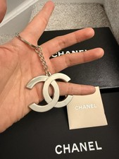 CHANEL Charm vintage   CC Logo silver USA seller BOX And Envelope NOT INCLUDED picture