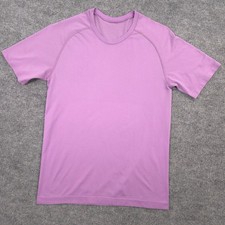 Lululemon Metal Vent Tech Shirt Mens S Purple Performance Short Sleeve Athletic picture