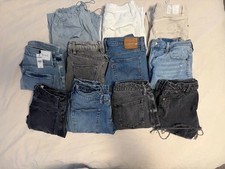 Reseller Jeans Lot Of 11. Levi’s, Madewell, Abercrombie & Fitch, Zara picture
