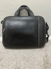 NEW Tumi ARRIVE SADLER Laptop Briefcase - BLACK LEATHER picture