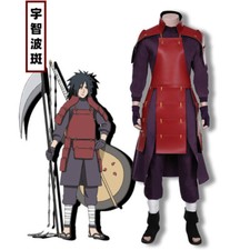 Naruto Shippuden Uchiha Madara Armor Cosplay Costume Anime Convention Ninja Cos picture