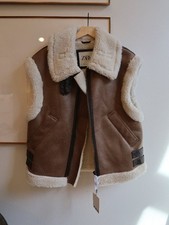 ZARA Combination Fleece Vest (NWT) picture