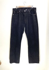 Levi’s 501 Jeans Men’s Size 38x34 Black Button Fly VTG picture