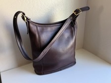 Vintage COACH Slim Duffle Bucket Bag 9060 Brown Leather Glove Tanned Legacy 90’s picture