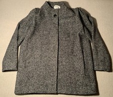 Vtg R Ramblers Herringbone Wool Coat Womens Size 12 Tweed Winter Jacket 70s picture