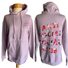 ANTI SOCIAL SOCIAL CLUB (2021) Official Unisex Bed Lavender Hoodie Size Small picture