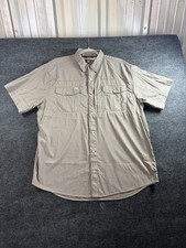 AG-Gear Stockyard Short Sleeve Shirt XL Sonora Khaki Button 30+ UPF Men’s picture