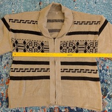 The Dude Sweater Big Lebowski Cardigan Zip Up Knit Jeffery Adult Movie Costume picture
