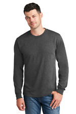 Port & Company PC54LS Men's Long Sleeve T-Shirt Cotton Solid Plain Blank Tee picture