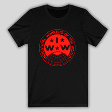 Industrial Workers of The World IWW Association Men's Black T Shirt - New picture