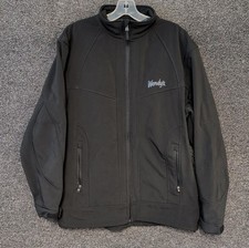 Wendy's Soft Shell Jacket By Barco Uniforms Men's S Black Zip Up Fleece Uniform picture