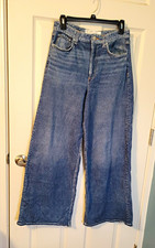 rag & bone rb Miramar Wide-Leg Sweatpant Jeans Women's 28 Photoreal Cotton Terry picture
