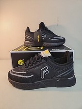 FitVille Mens Stride Core Black Walking / Trail / Running Shoes Men's Size 7.5 picture