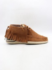 Visvim FBT LHAMO Folk Brown Suede Men's Size 11 Moccasin Sneakers Hand Made picture
