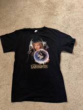 Jim Henson’s Labyrinth David Bowie Jareth Graphic T-Shirt – Size Small picture