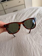 Vintage Bausch & Lomb Ray-Ban Wayfarer B&L 5022 Tortoise USA Sunglasses picture