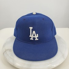 Vintage New Era LA Dodgers Diamond Collection USA Hat Fitted 7 MLB Pro Model picture