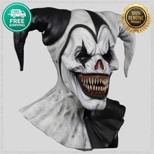 Halloween Clown Mask Funny Scary Latex Prank Costume Cosplay Same Day 🚛✅ picture