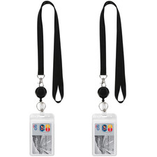 2Pack Black Lanyards,Retra picture