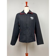 Vintage Chase Authentics Dale Earnhardt Jr Budweiser NASCAR Jacket Women's L picture