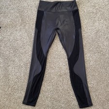 Fabletics NWT Motion 365+ Contour High Waisted Black Shine Size M picture