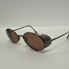 Vintage Vogue VO 3153-S Oval Metal Eyeglass Frames Side Shields Made in Italy picture