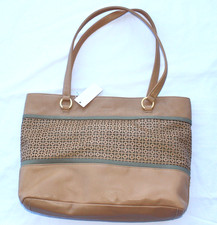 $445 New HAMMITT Leather Shoulder Bag ANDERSON TOTE Breeze Black Tan Snap Purse picture