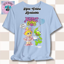 1980s Muppet Babies Kermit and T-Shirt, Vintage Tee picture