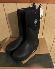 Muck Boot Chore Steel Toe Boot Black Mens Size 12 Brand New In Box picture