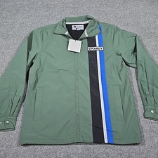 GNARLY Size Small Brand Laguna Beach Green Soft Snow Zip-Up Rain Jacket picture