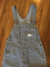 Vintage Big Ben Pennys Overalls 1960s Hickory Stripe Bib Railroad Engineer RRL M picture