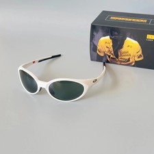 Oakley Eye Jacket Redux OO9438-0458 White Prizm Black Sunglasses Y2K Gorpcore picture
