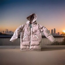 Orolay Women's Size M Thickened Down Hooded Puffer Jacket. Mauve . New with Tags picture