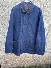 RARE Vintage Prison Issue Made In USA Chore Coat Large Size 44 picture