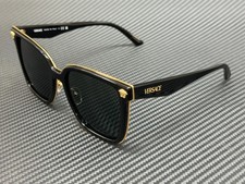 VERSACE VE2278D GB1 87 Black Grey Women's 58 mm Sunglasses picture