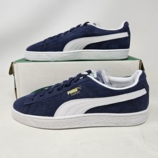 PUMA Suede Classic 'Navy White' Casual Sneakers / 399781 03 / Men's Size 10.5 picture