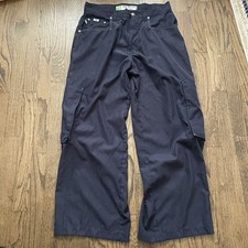 Vintage 90’s Kikwear Hydraulic Wide Leg Rave Pants Men’s 33x29 Y2K 2000s Lifted picture