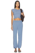 FREE PEOPLE x FP Movement Hot Shot Crossover Set, Blue Ash NEW WT picture