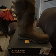 Ariat Men’s WorkHog Xt Patriot H2O Carbon Toe Size 13D picture