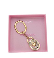 NEW Genuine SWAROVSKI Gold Padlock Heart Logo Keychain KeyRing Bag Charm 5733765 picture